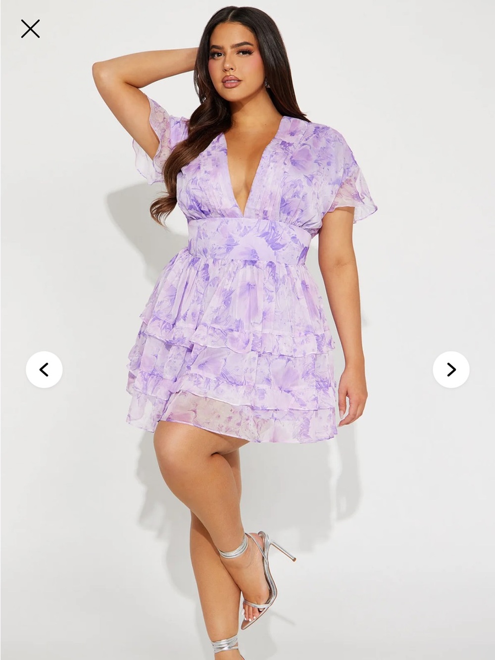 Chiffon Mini Dress